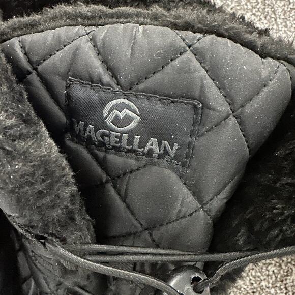 Women’s Magellan Snow Black Faux Fur Boots - Size 9 - Picture 8 of 9